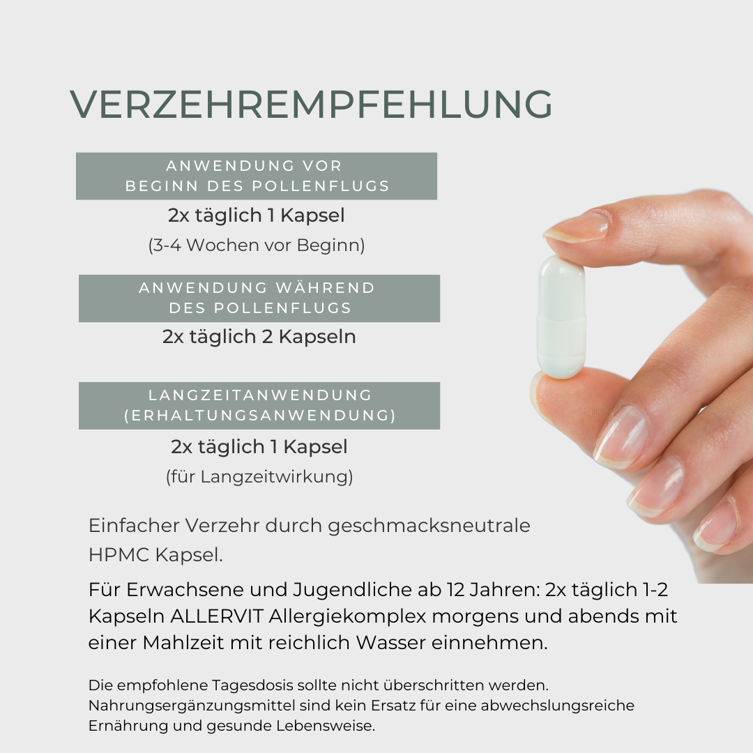 Allergiekomplex Verzehr