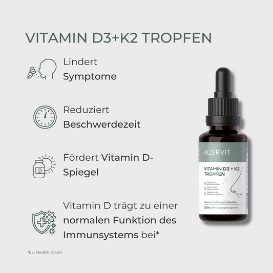 Vitamin D3 + K2 Tropfen